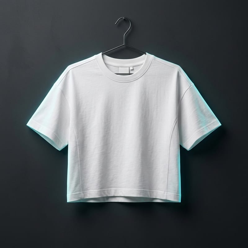 Crop Tee — Soft cotton